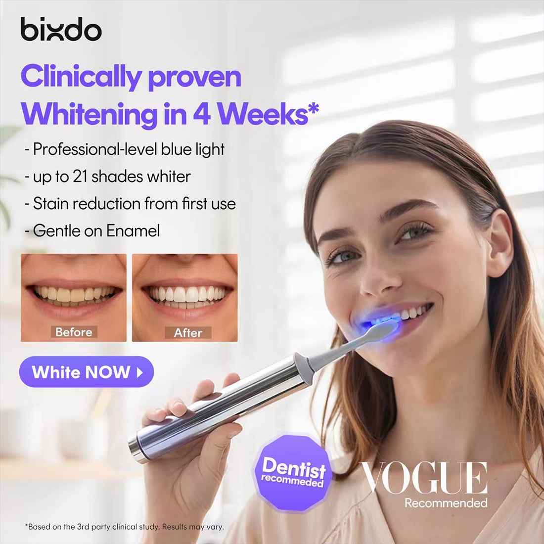 bixdo® Glossonic Brush PRO (W60)