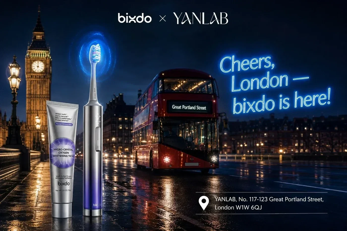 bixdo Glossonic Brush Joins YANLab in London.