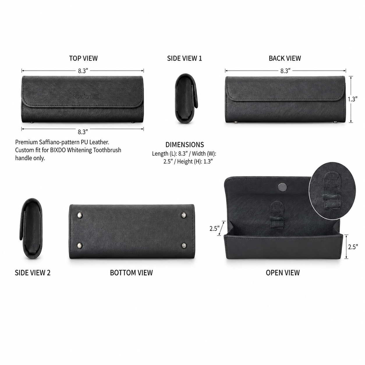 Travel Case for Glossonic™ Brush Pro