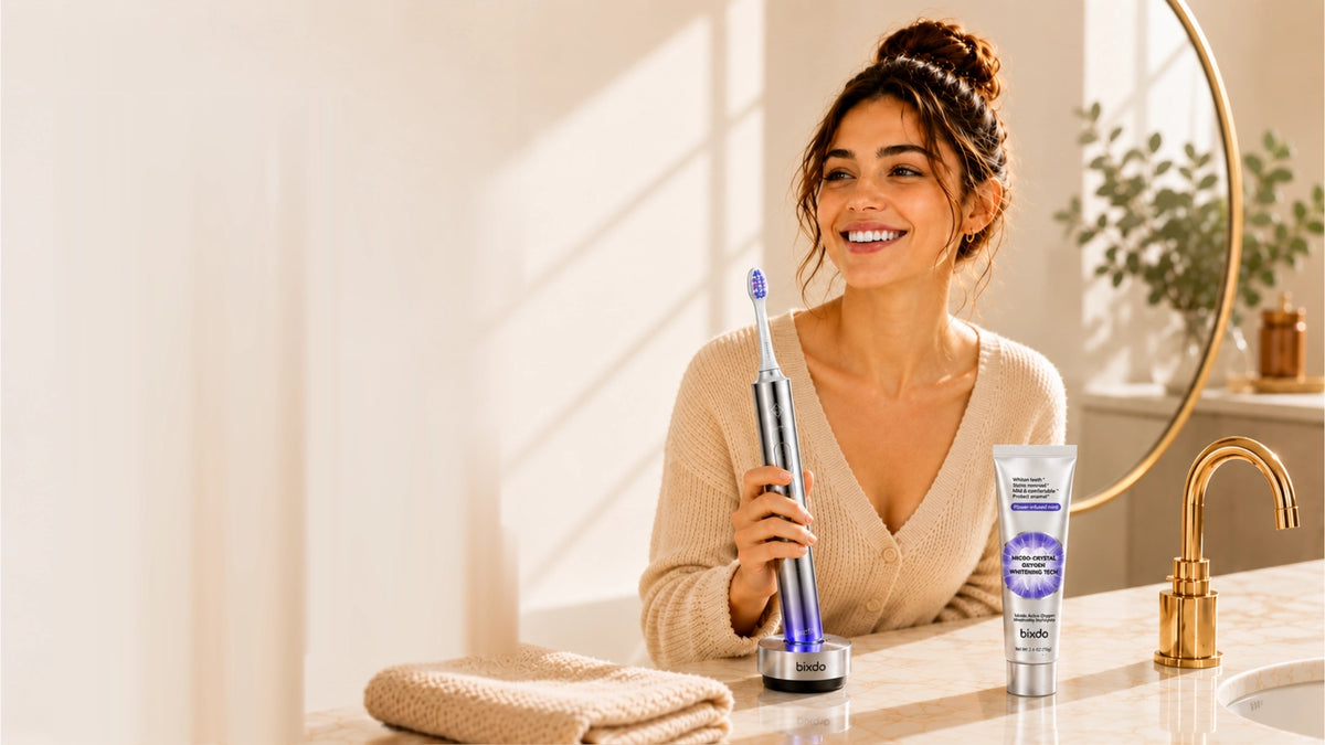 Glossonic Brush Pro and bixdo accessories