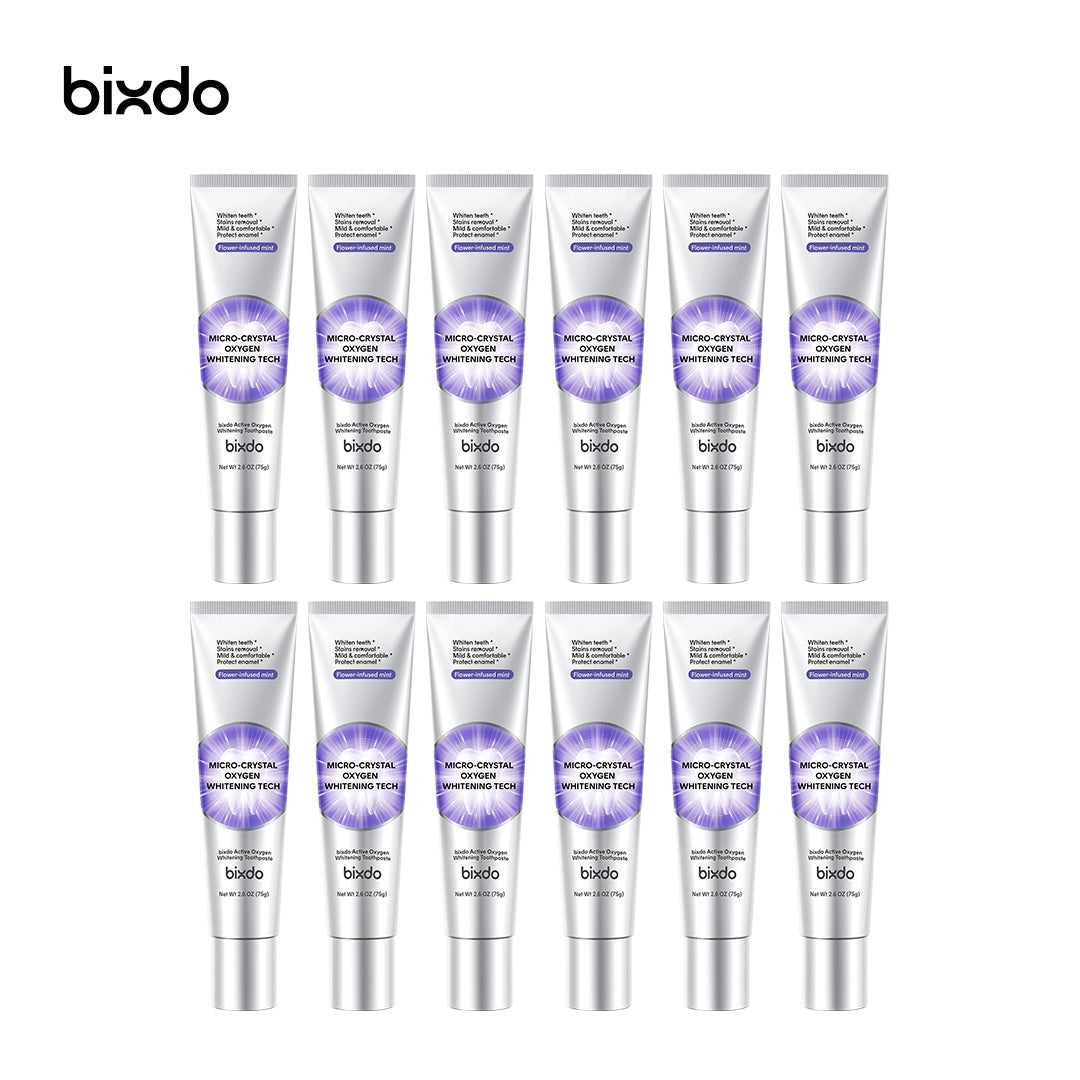 bixdo® Glossonic™ PAP Whitening Toothpaste | Peroxide-Free