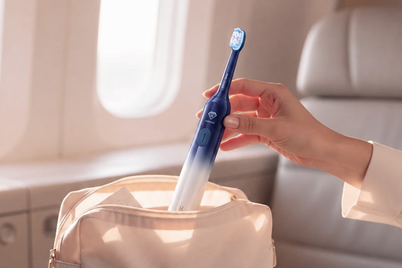 Glossonic Brush AIR for travel