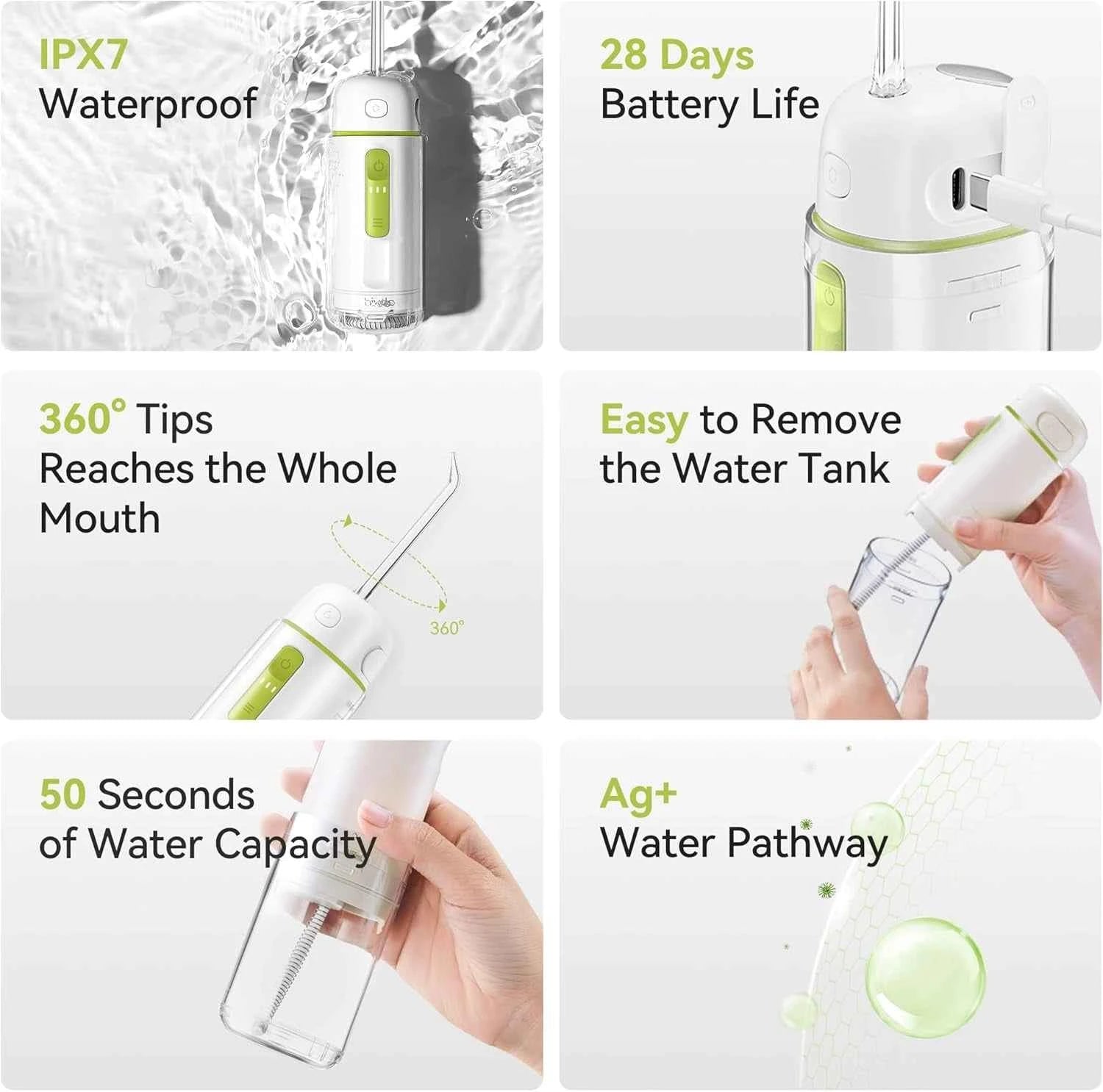 bixdo A30 PE Portable Mini Water Flosser