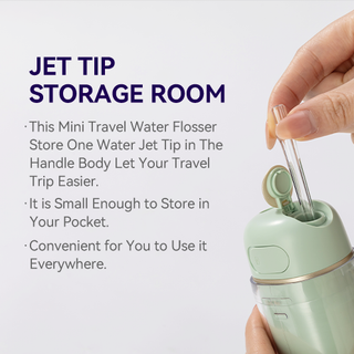 bixdo A30, Portable Oral Irrigator, Travel Water Flosser
