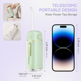 bixdo A30, Portable Oral Irrigator, Travel Water Flosser