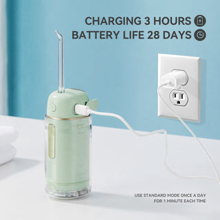 bixdo A30, Portable Oral Irrigator, Travel Water Flosser