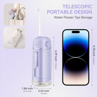 bixdo A30, Mini Water Flosser, Travel Poratable